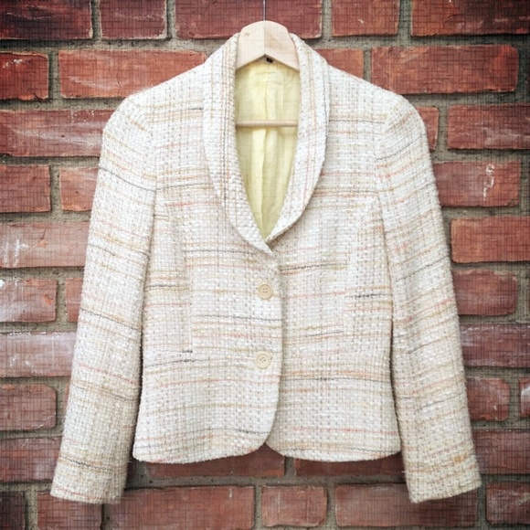 Theory Jackets & Blazers - Theory textured tweed blazer, multi colored, sz0